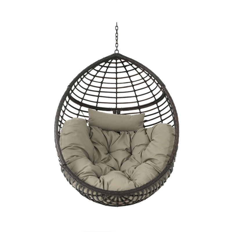 World Menagerie Kamil Indoor/Outdoor Hanging Basket Chair (Stand Not